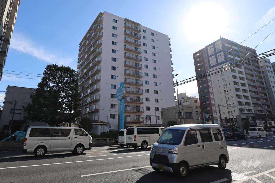 藤和戸越コープの外観（北西側から）