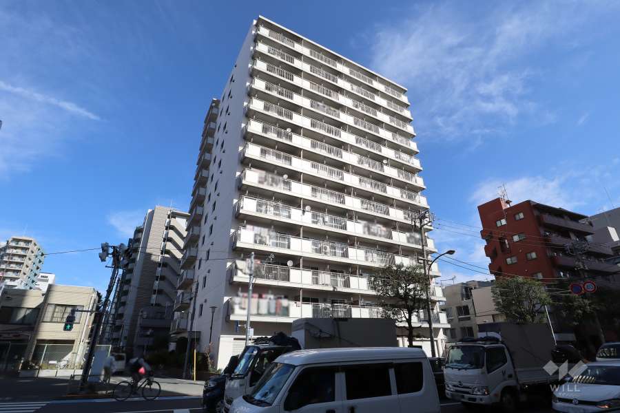 藤和戸越コープの外観（南西側から）