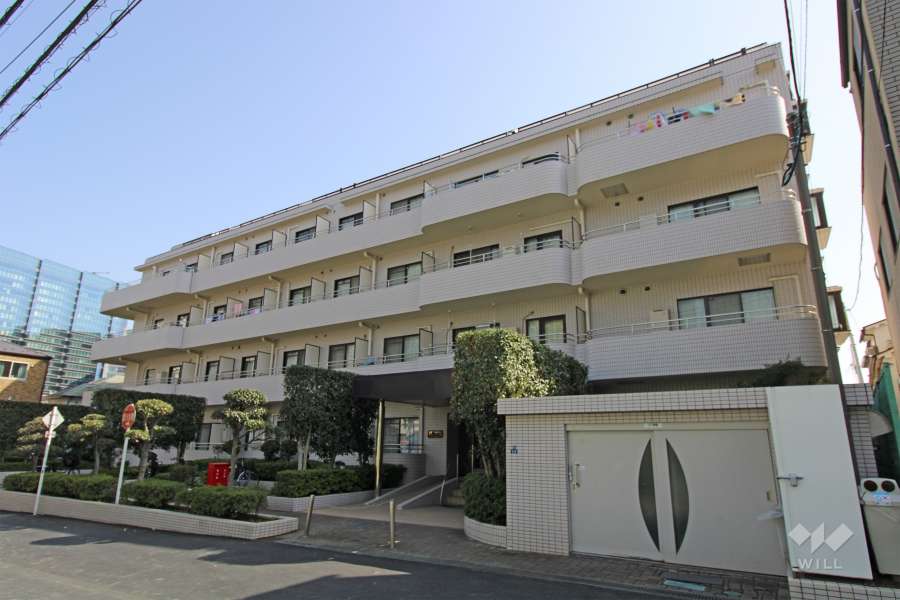 スカイコートヴァンテアン品川の外観（北側から）