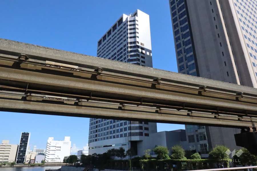 シーフォートタワーの外観(北西側から)　