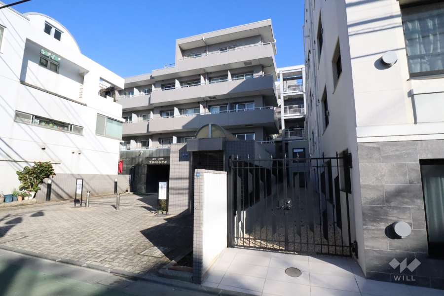 品川大井町スカイレジテルの外観(西側から)