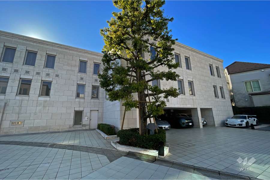 ミュゼ白金長者丸の外観（北東側から）