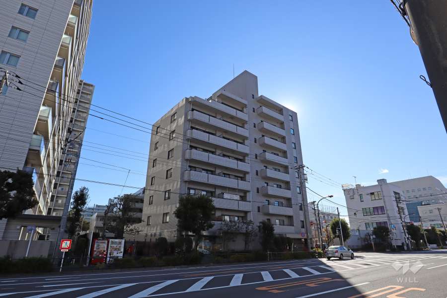 ミサワホームズ東大井の外観（北西側から）