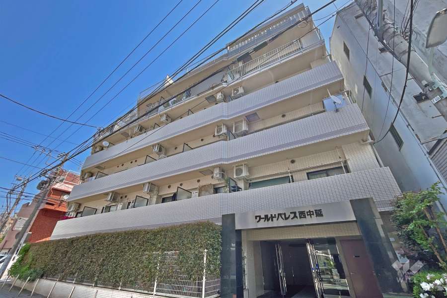 ワールドパレス西中延の外観（南西側から）