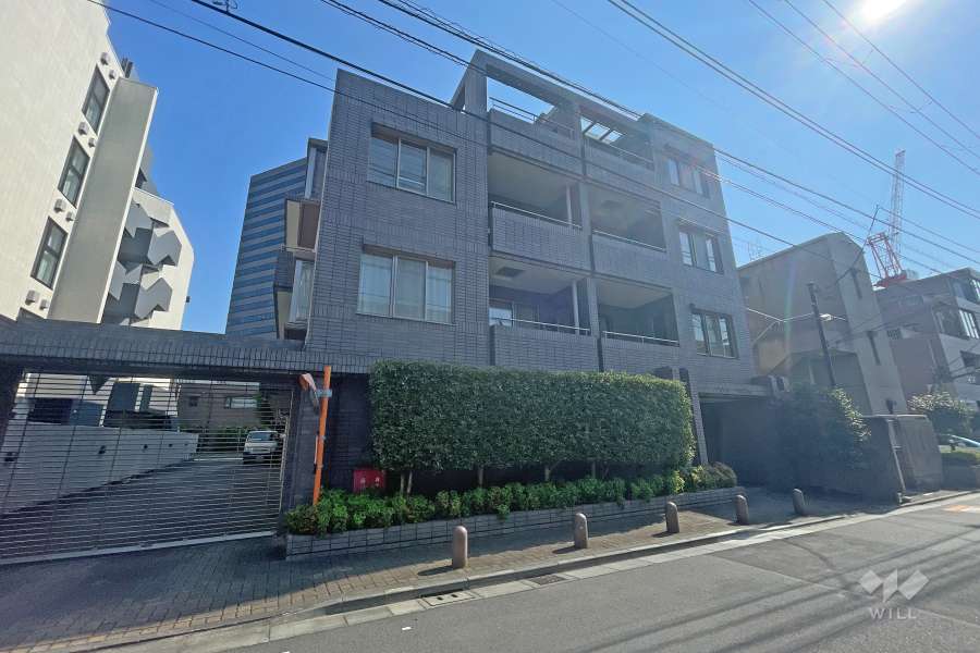 フォレセーヌ御殿山の外観（北西側から）