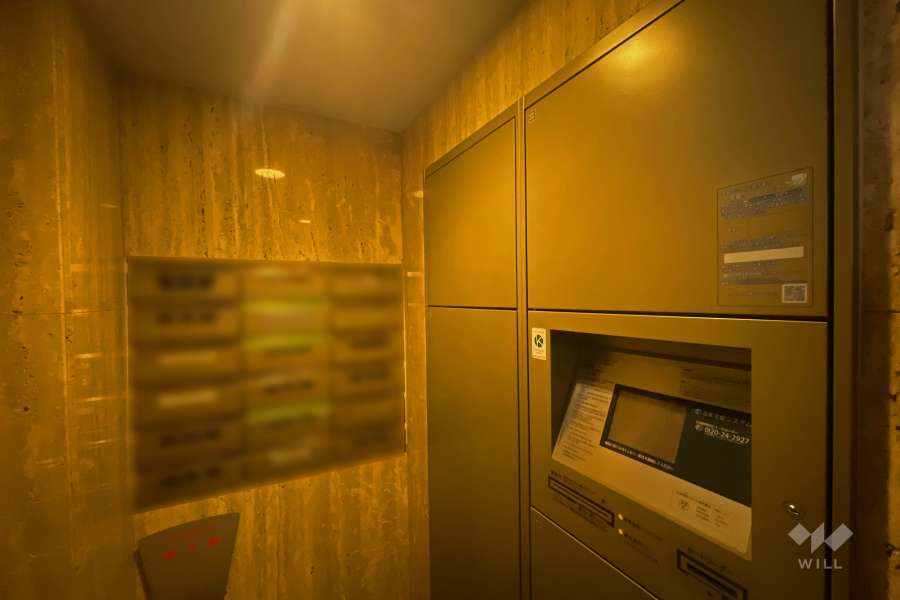 共用ポストと宅配ボックス