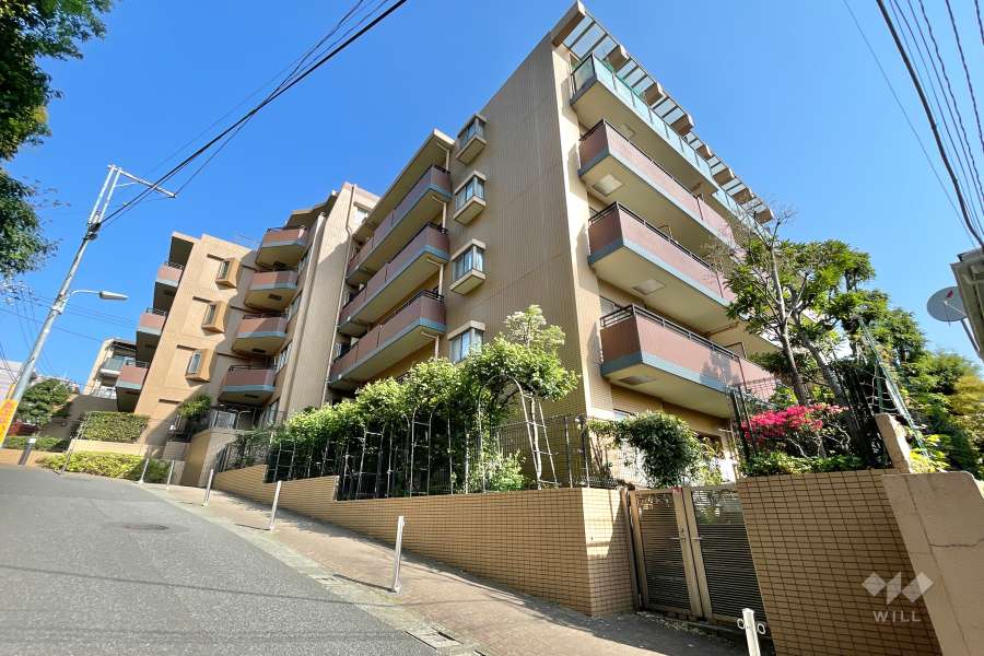 大井ゼームス坂ヒルズの外観(南東側から)