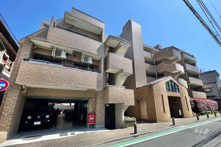 ガーデンホーム南大井の外観（北西側から）