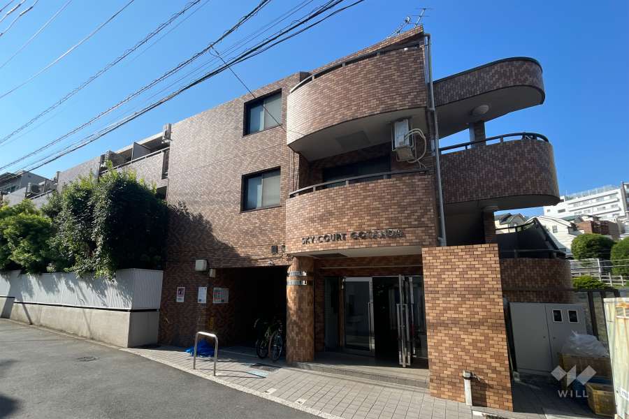 スカイコート五反田の外観（北東側から）
