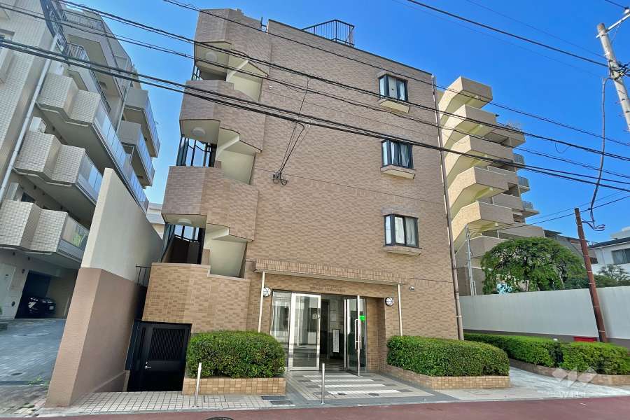 菱和パレス南品川の外観（北東側から）