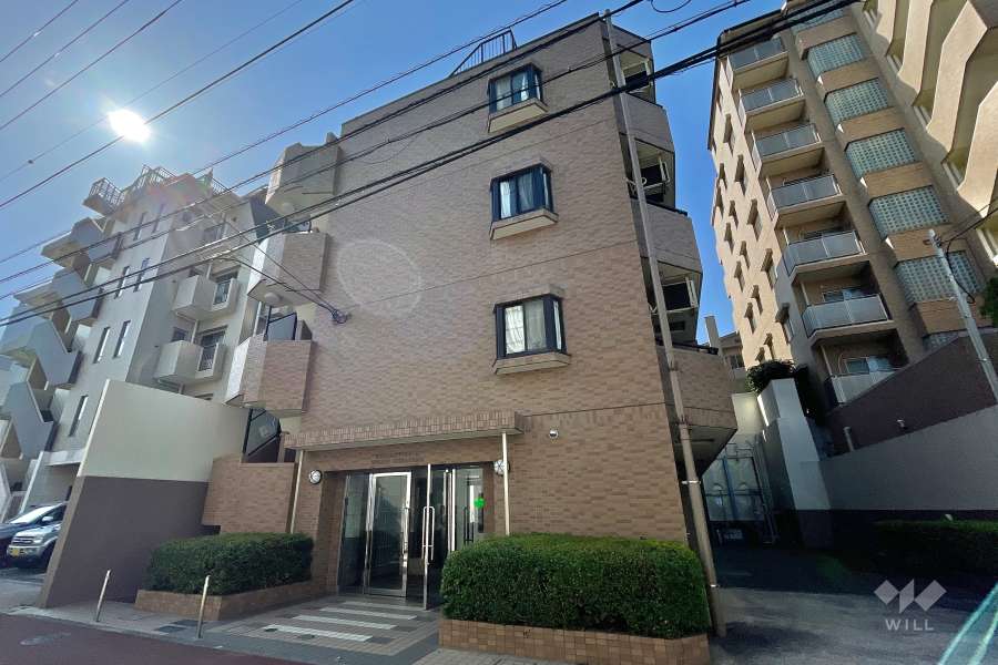 菱和パレス南品川の外観（北西側から）