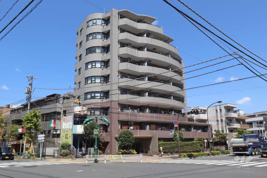 コンフォール南品川の外観(南東側から)