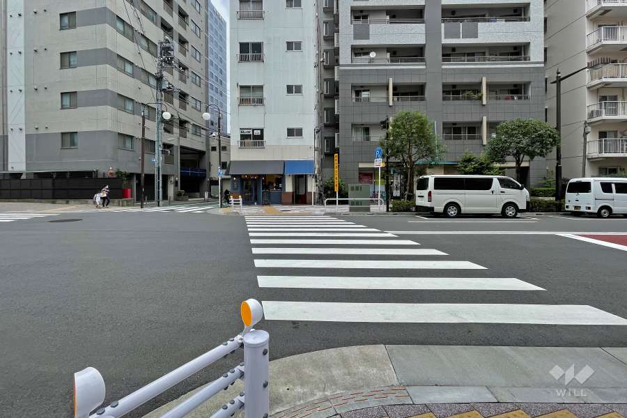 敷地南側の交差点