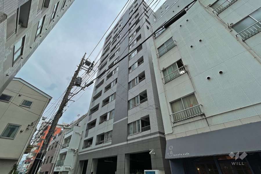 東急ドエルアルス大井一丁目の外観（南西側から）