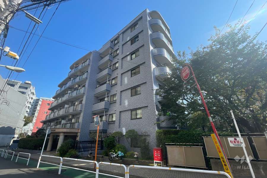 セザール大崎広小路の外観（南西側から）