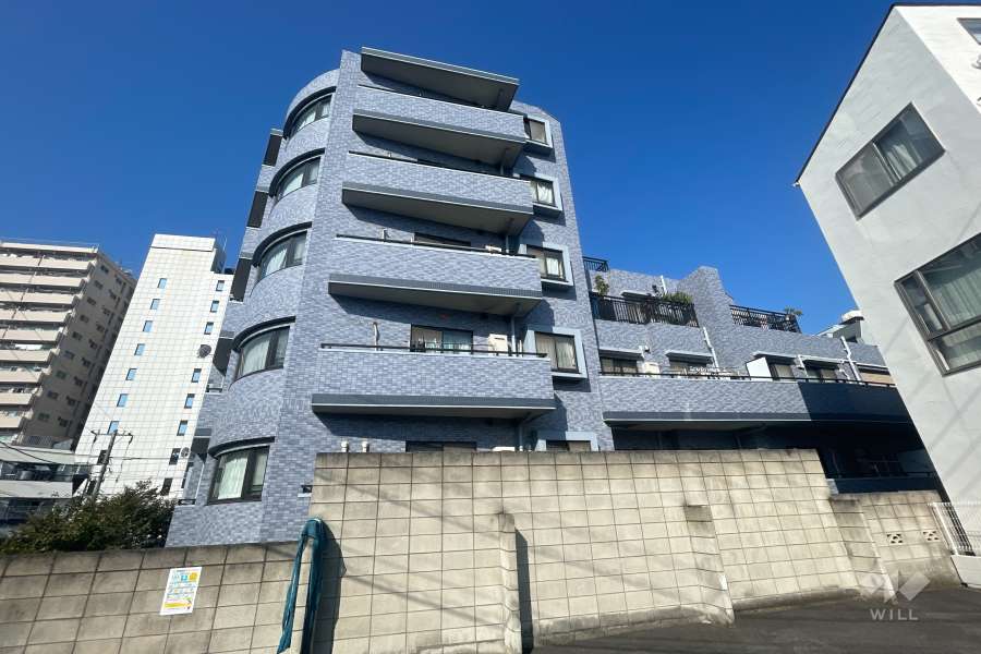 セザール大崎広小路の外観（東側から）