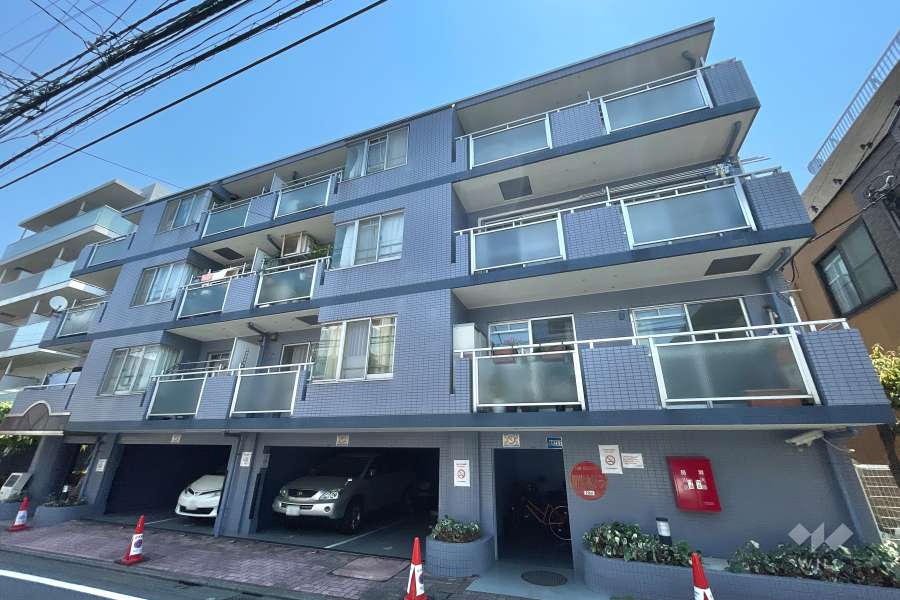 セザール戸越銀座の外観（南西側から）