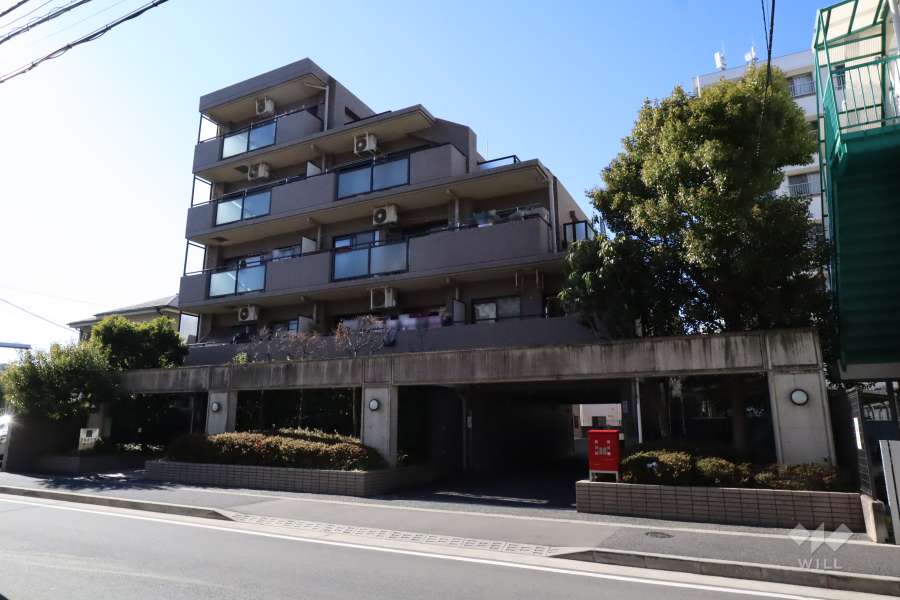 ナイスアーバン東大井の外観(東側から)