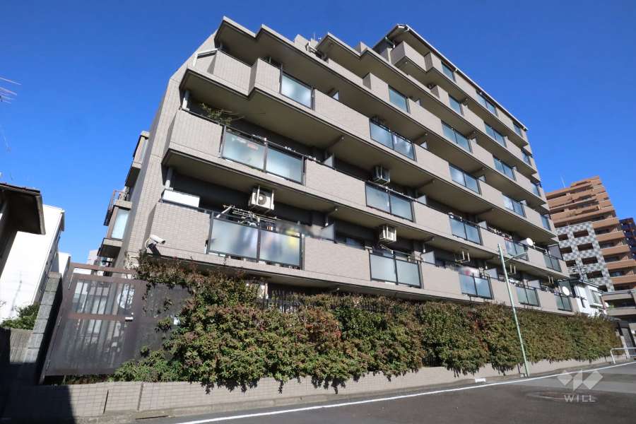 ナイスアーバン東大井の外観(南西側から)