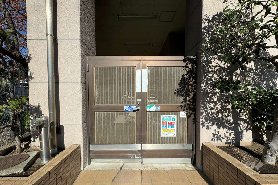 駐輪場の出入り口