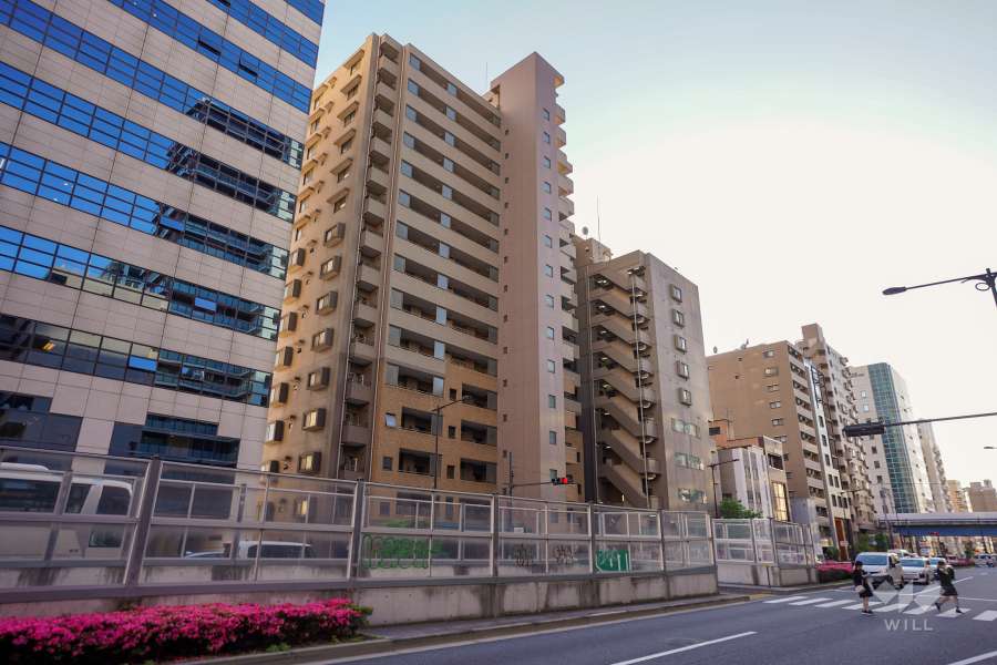 ルイシャトレ目黒不動前の外観（北東側から）