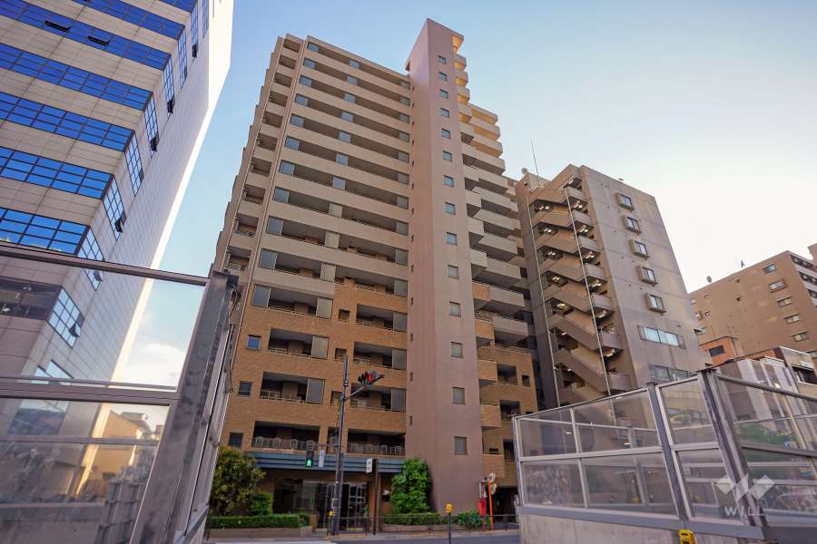 ルイシャトレ目黒不動前の外観（北東側から）