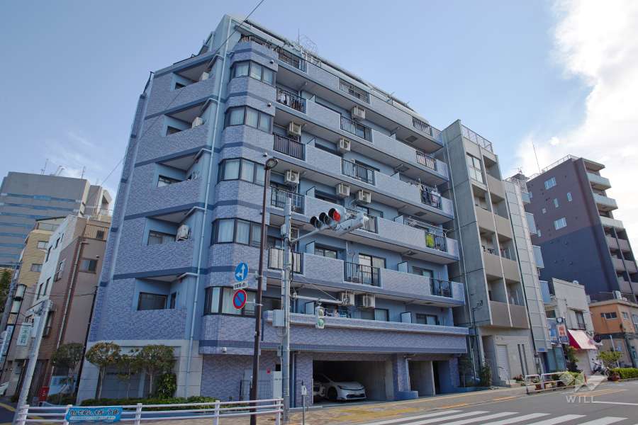 セザール第二大井町の外観（北西側から）