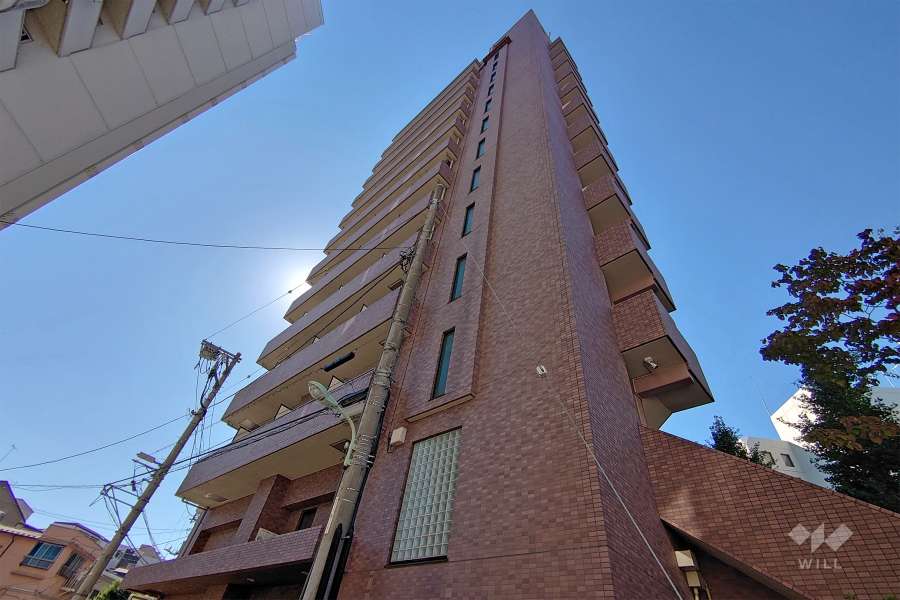 菱和パレス五反田西の外観（北東側から）