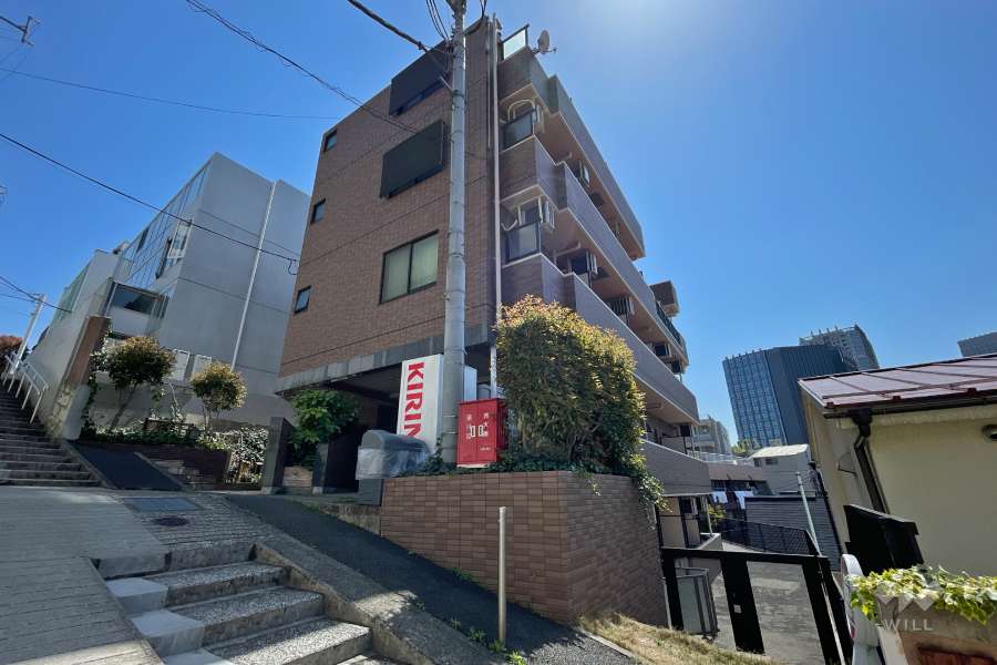 菱和パレス品川島津の外観（北西側から）