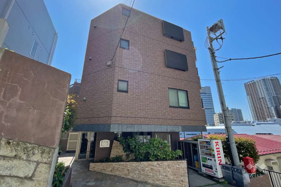 菱和パレス品川島津山の外観（北側から）
