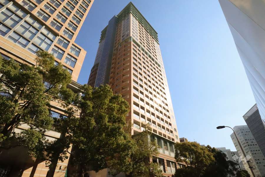 ザパークタワー東京サウスの外観(北西側から)