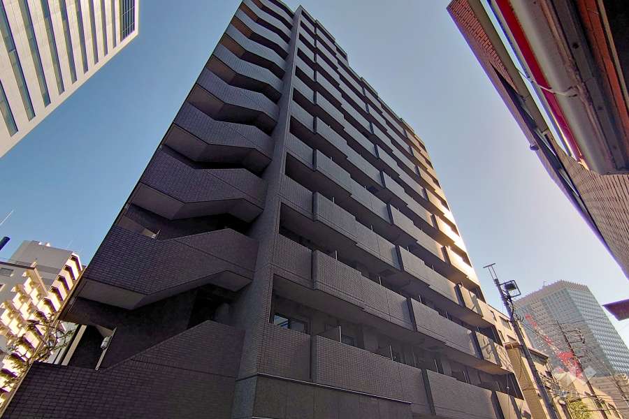 ルーブル五反田弐番館の外観（北西側から）