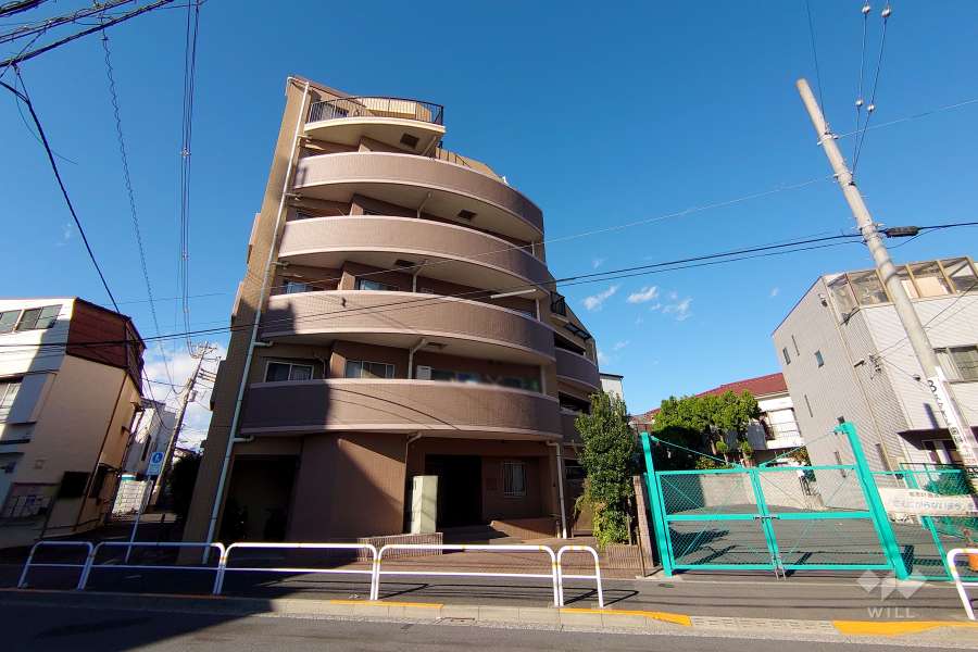 ベルス大崎百反坂の外観（南東側から）