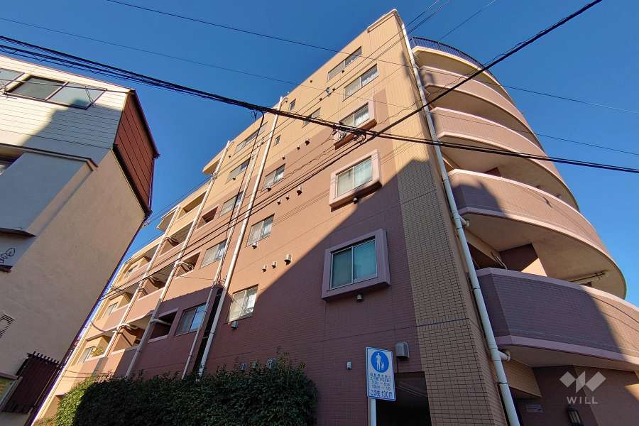 ベルス大崎百反坂の外観（南西側から）