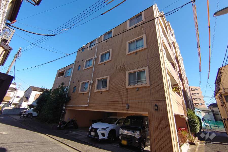 ベルス大崎百反坂の外観（北西側から）