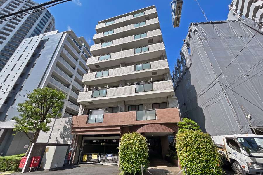 ユニーブル御殿山南の外観（南側から）