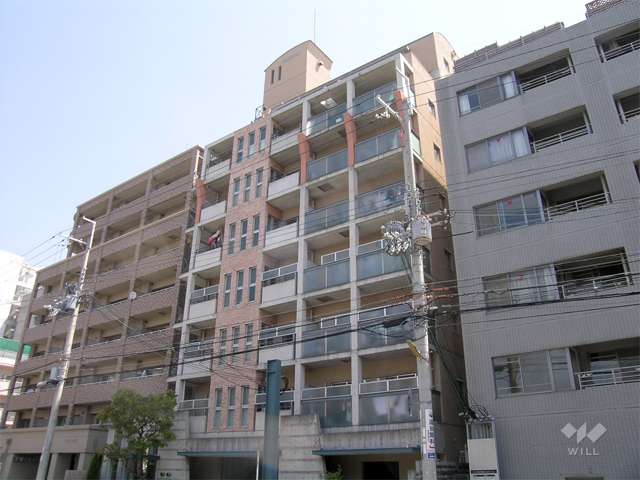 パレ塚口町の外観（南西側から）