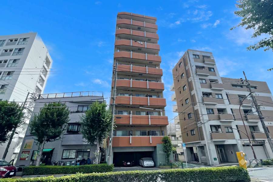 パレホームズ武蔵小山の外観（南西側から）