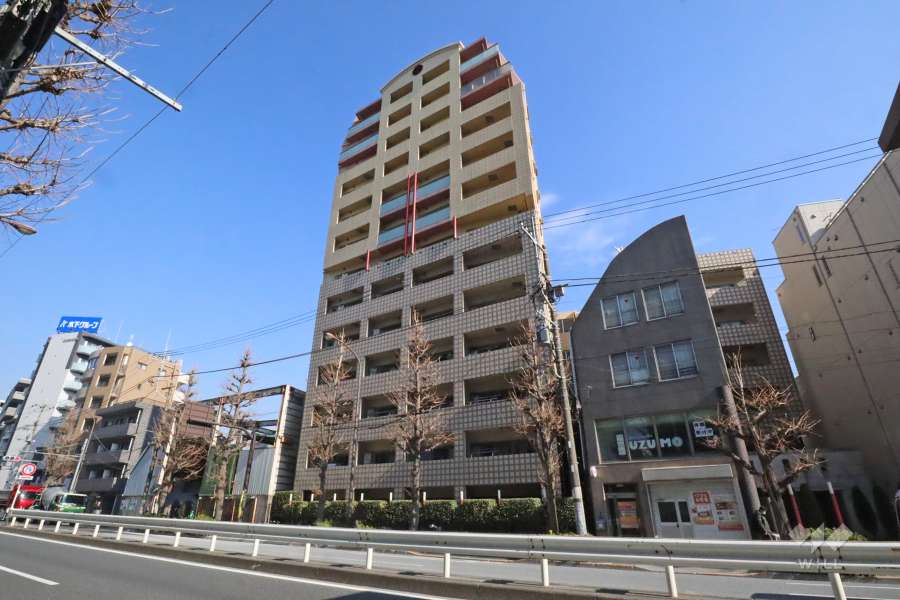 フィールＵ旗の台の外観（南西側から）