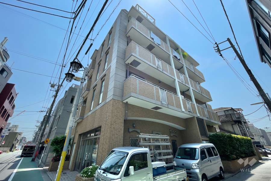 ヴェルコート荏原中延弐番館の外観（北西側から）