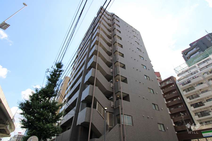ルーブル西五反田弐番館の外観（西側から）