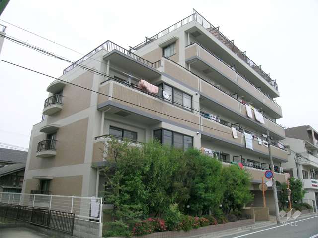 コケット立花の外観（南西側から）