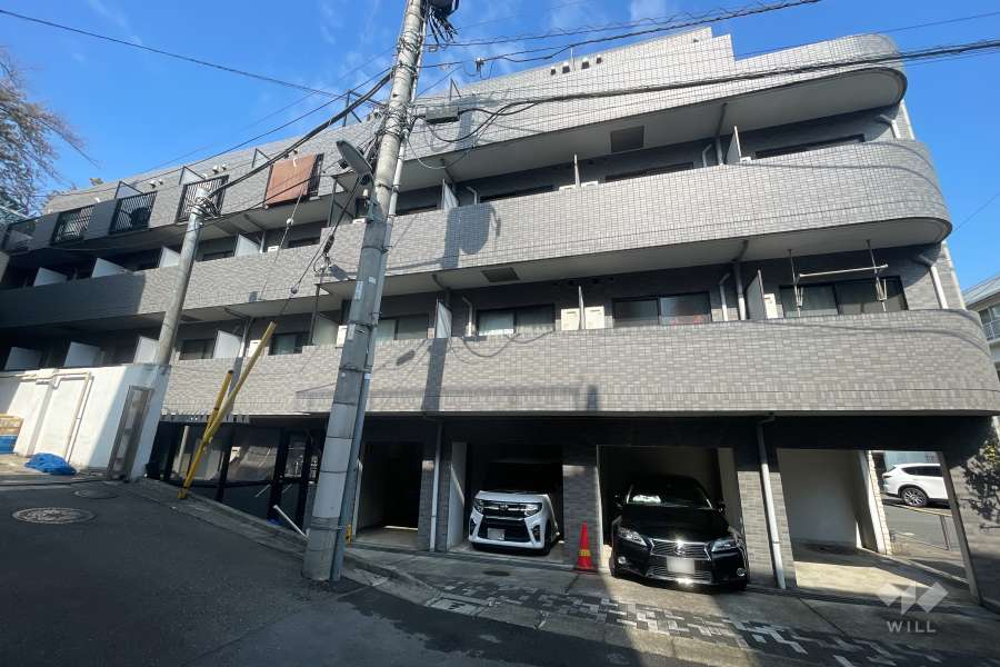 プレールドゥーク品川御殿山の外観（南側から）