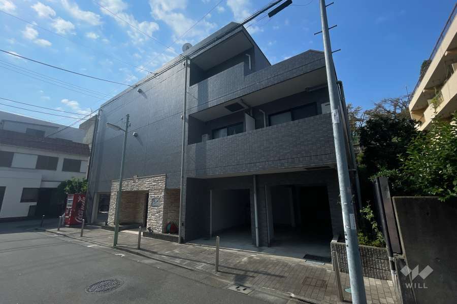 プレールドゥーク品川御殿山の外観（北東側から）