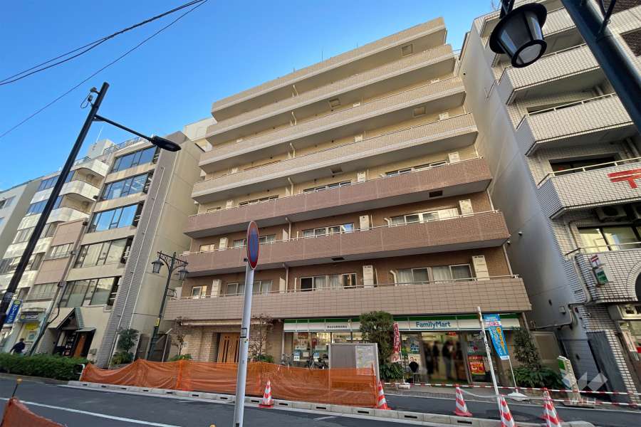 ラヴェーヌ五反田イーストの外観（北側から）