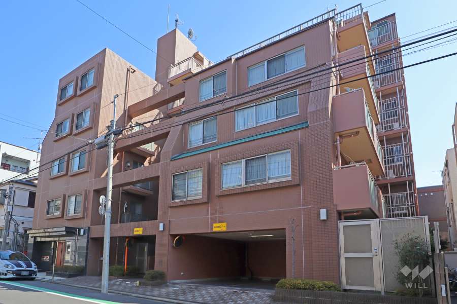 サニーコート西小山の外観写真(北西側から)