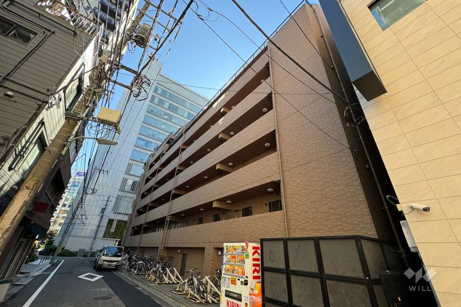 トーシンフェニックス五反田の外観（北西側から）