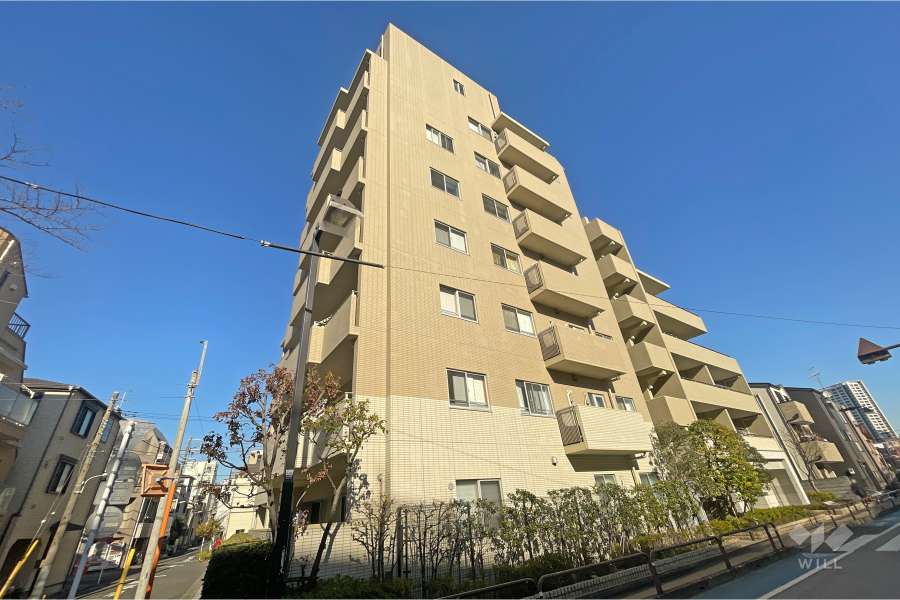 ウェルフェアステージ大井二葉の外観（南側から）