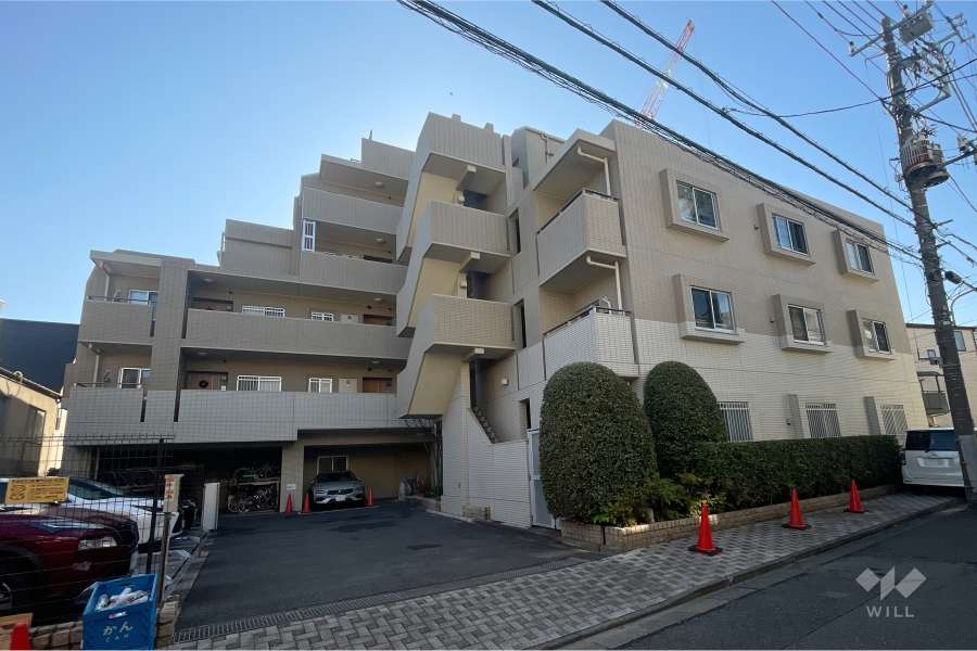 ウェルフェアステージ大井二葉の外観（北東側から）