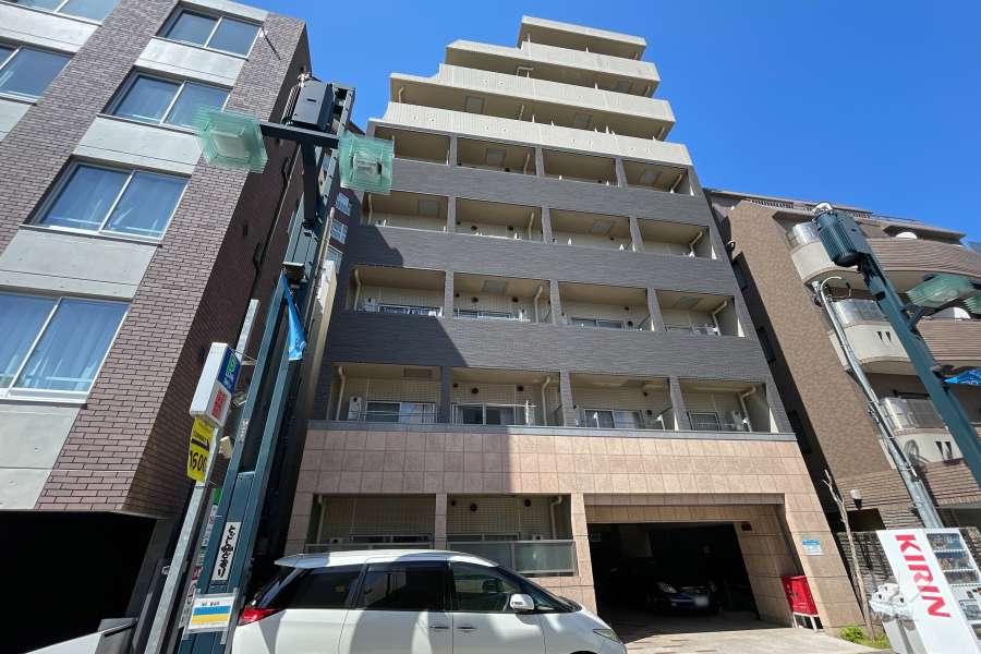 ステージファースト戸越銀座の外観（南西側から）